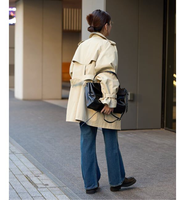 JOURNAL STANDARD「《追加2》ハイカウントミディートレンチコート」|トレンチコート|