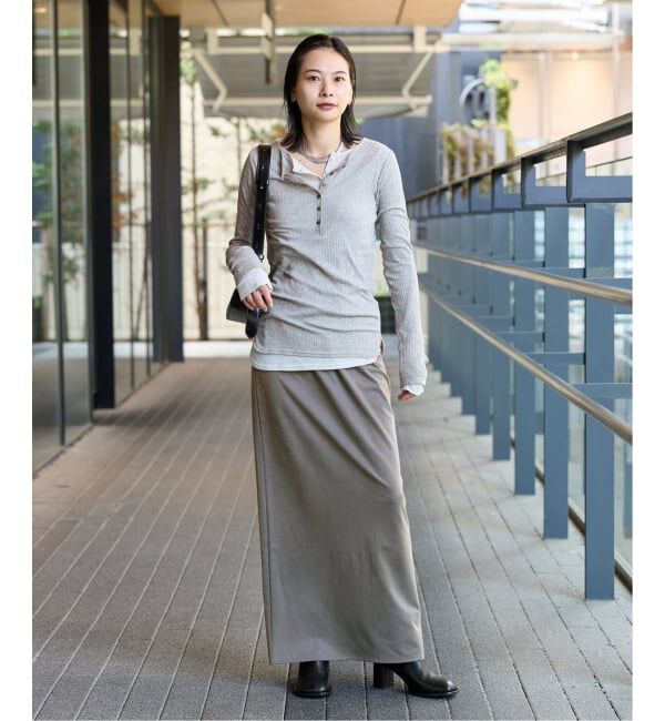 JOURNAL STANDARD「《追加予約3》シアーテレコヘンリーネックプルオーバー」|Tシャツ・カットソー|