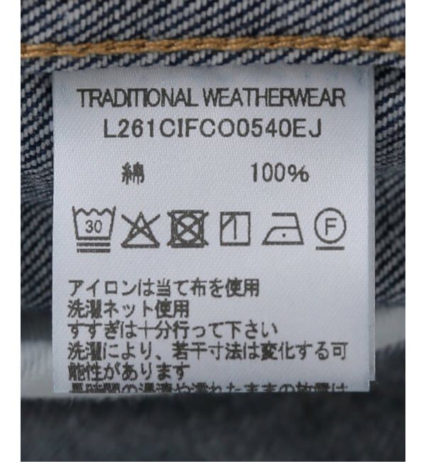 JOURNAL STANDARD「【TRADITIONAL WEATHERWEAR】MALTON B/T SHORT DENIM」|デニムジャケット|
