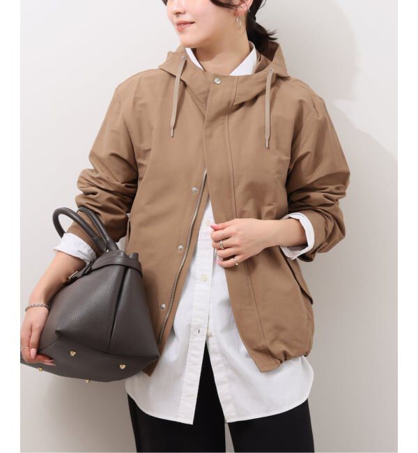 JOURNAL STANDARD relume「撥水グログランマウンテンパーカー」|ブルゾン・スタジャン|ベージュ