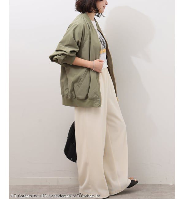 JOURNAL STANDARD relume「［手洗い可］ウォッシャブルナイロンダブルジップMA-1」|ブルゾン・スタジャン|