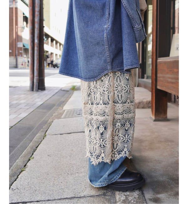 journal standard luxe「《追加予約》レースMIX スカート」|スカート|