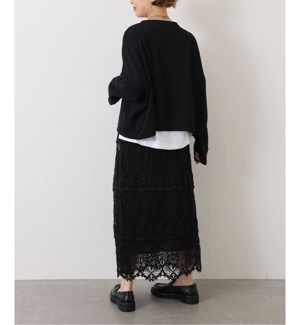 journal standard luxe「《追加予約》レースMIX スカート」|スカート|
