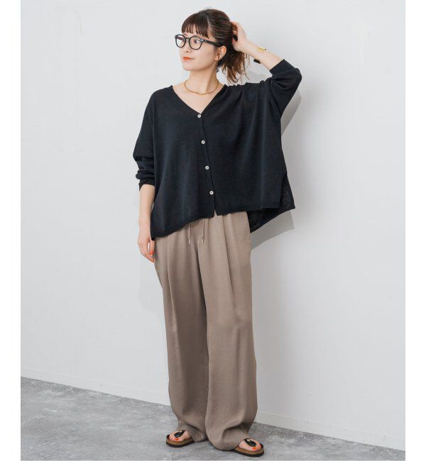 Spick and Span「ギマコットンオーバーサイズカーディガン」|カーディガン|