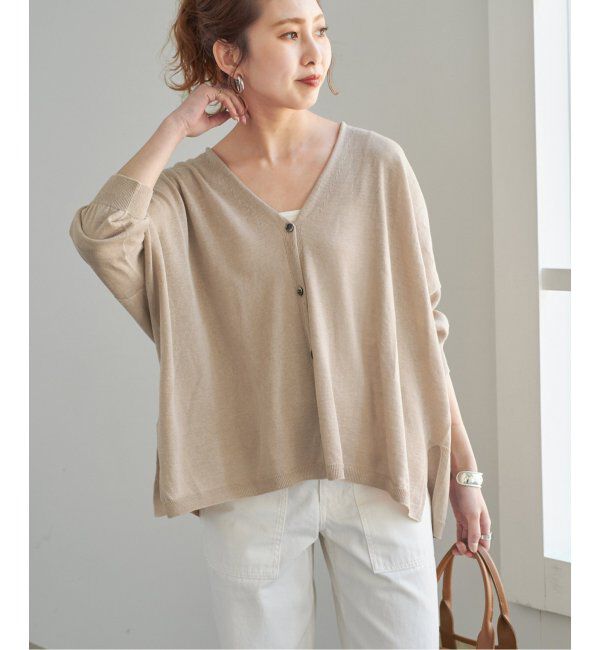 Spick and Span「ギマコットンオーバーサイズカーディガン」|カーディガン|