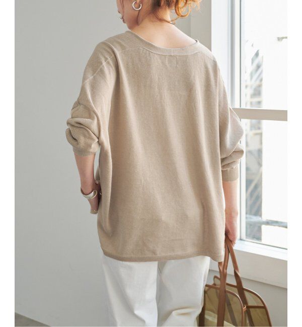 Spick and Span「ギマコットンオーバーサイズカーディガン」|カーディガン|