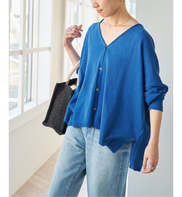 Spick and Span「ギマコットンオーバーサイズカーディガン」|カーディガン|