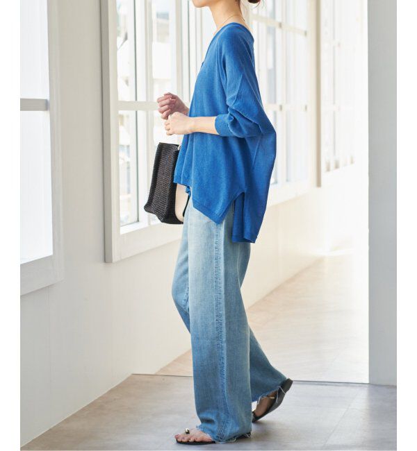 Spick and Span「ギマコットンオーバーサイズカーディガン」|カーディガン|