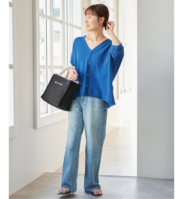 Spick and Span「ギマコットンオーバーサイズカーディガン」|カーディガン|