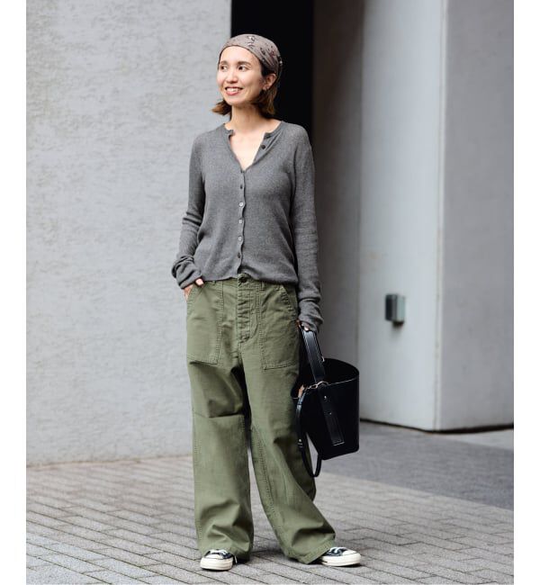 FRAMeWORK「≪追加≫スイビコットンリブカーディガン」|カーディガン|