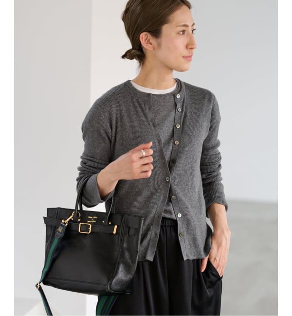 FRAMeWORK「≪追加≫スイビコットンリブカーディガン」|カーディガン|