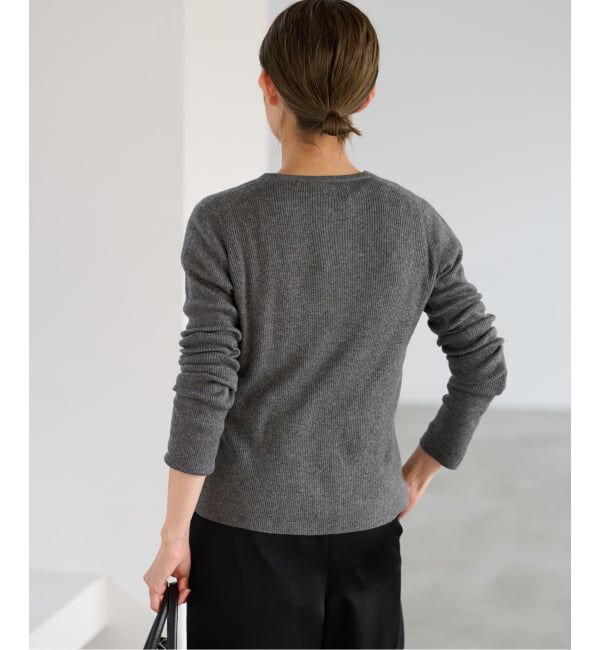 FRAMeWORK「≪追加≫スイビコットンリブカーディガン」|カーディガン|