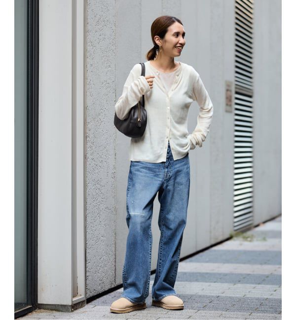 FRAMeWORK「≪追加≫スイビコットンリブカーディガン」|カーディガン|