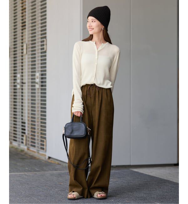 FRAMeWORK「≪追加≫スイビコットンリブカーディガン」|カーディガン|