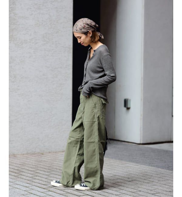 FRAMeWORK「≪追加≫スイビコットンリブカーディガン」|カーディガン|