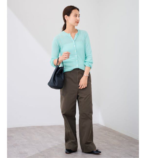 FRAMeWORK「≪追加≫スイビコットンリブカーディガン」|カーディガン|