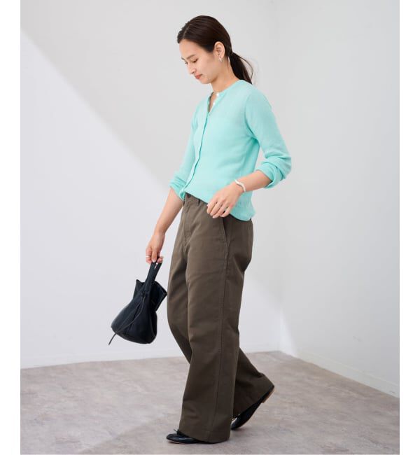 FRAMeWORK「≪追加≫スイビコットンリブカーディガン」|カーディガン|