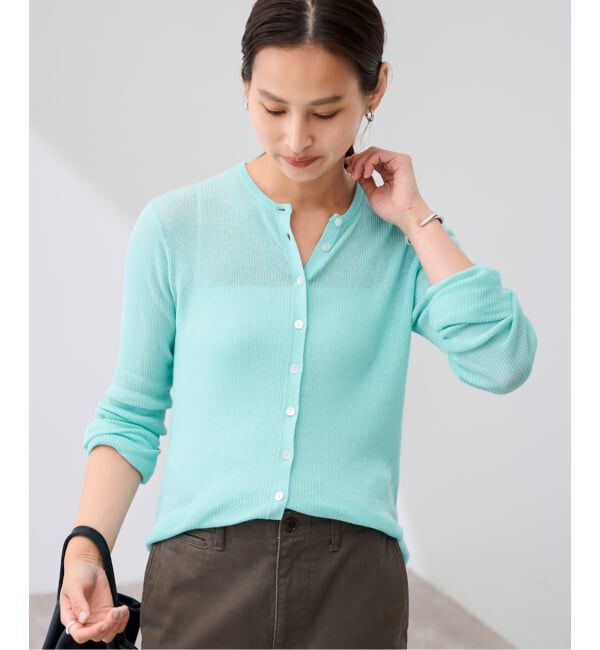 FRAMeWORK「≪追加≫スイビコットンリブカーディガン」|カーディガン|