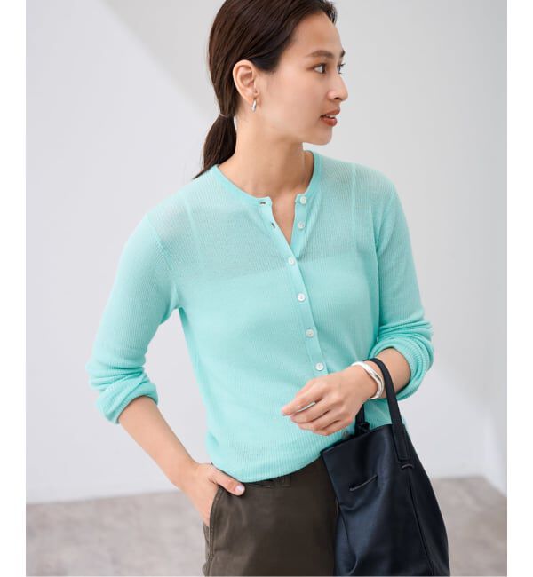 FRAMeWORK「≪追加≫スイビコットンリブカーディガン」|カーディガン|