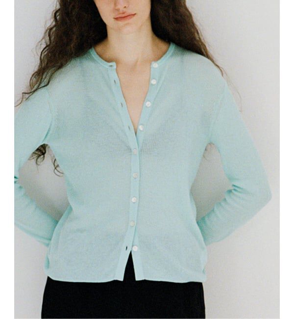 FRAMeWORK「≪追加≫スイビコットンリブカーディガン」|カーディガン|