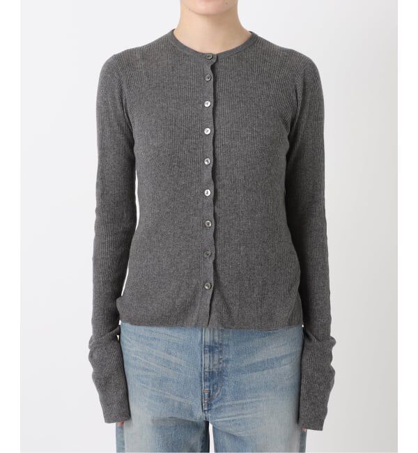FRAMeWORK「≪追加≫スイビコットンリブカーディガン」|カーディガン|