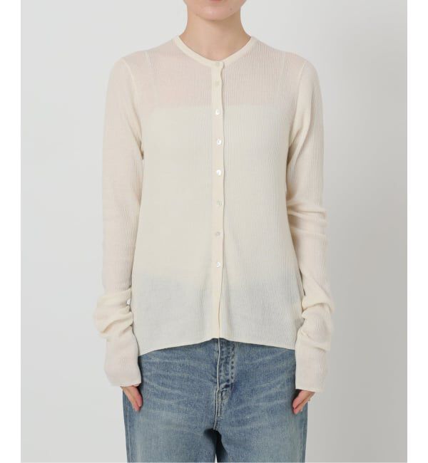 FRAMeWORK「≪追加≫スイビコットンリブカーディガン」|カーディガン|