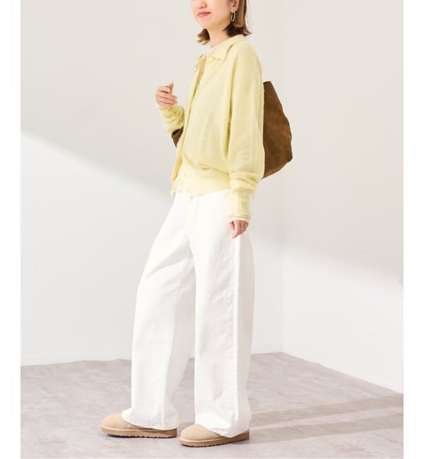 FRAMeWORK「シアーシャギー衿付きカーディガン」|カーディガン|