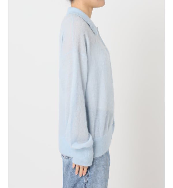 FRAMeWORK「シアーシャギー衿付きカーディガン」|カーディガン|