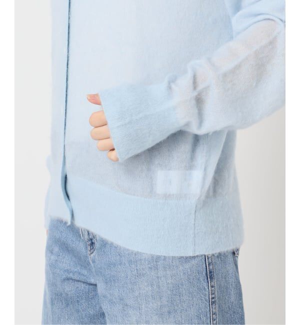 FRAMeWORK「シアーシャギー衿付きカーディガン」|カーディガン|