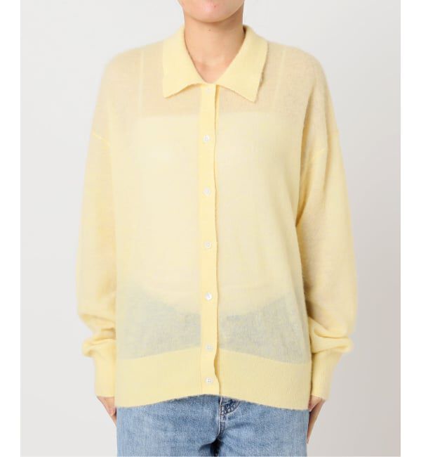 FRAMeWORK「シアーシャギー衿付きカーディガン」|カーディガン|