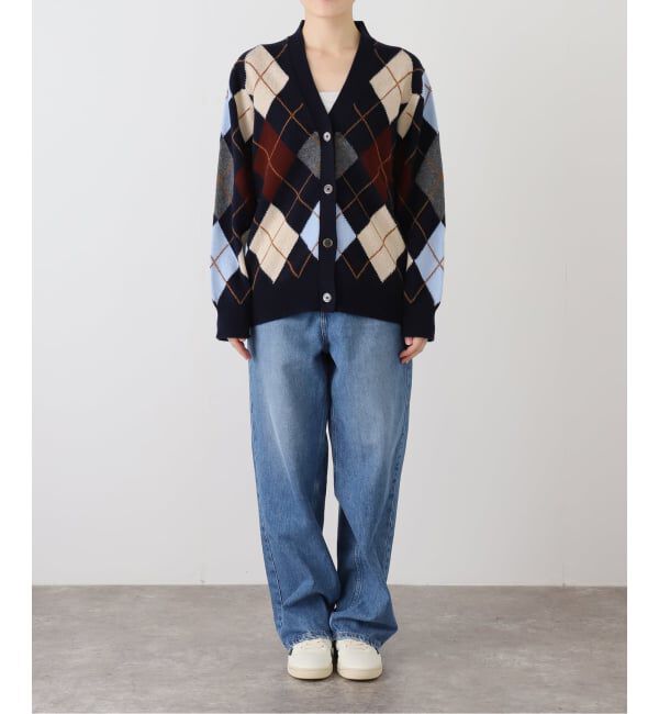FRAMeWORK「&DAUGHTER ARGYLE GRANAD CARDIGAN 6」|カーディガン|