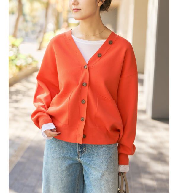 Spick and Span「ウォッシャブルコアスパンヤーンカーディガン」|カーディガン|