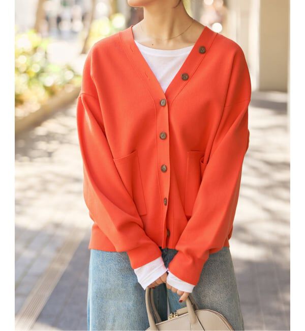 Spick and Span「ウォッシャブルコアスパンヤーンカーディガン」|カーディガン|