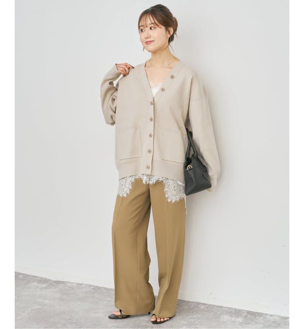 Spick and Span「ウォッシャブルコアスパンヤーンカーディガン」|カーディガン|