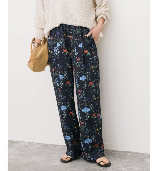 Spick and Span「TICCA / ティッカ 別注フラワープリントパンツ*」|その他|