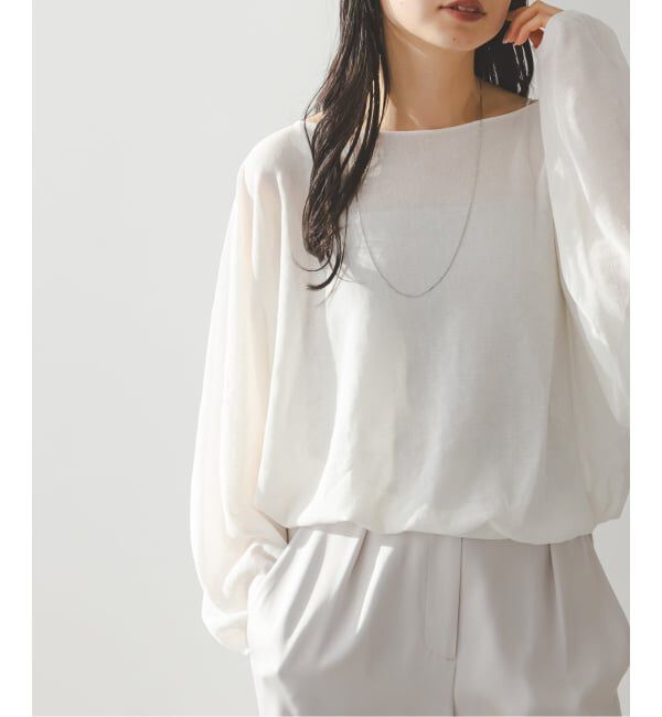 NOBLE「《予約》ワイドスリーブ ショートプルオーバー」|ニット・セーター|