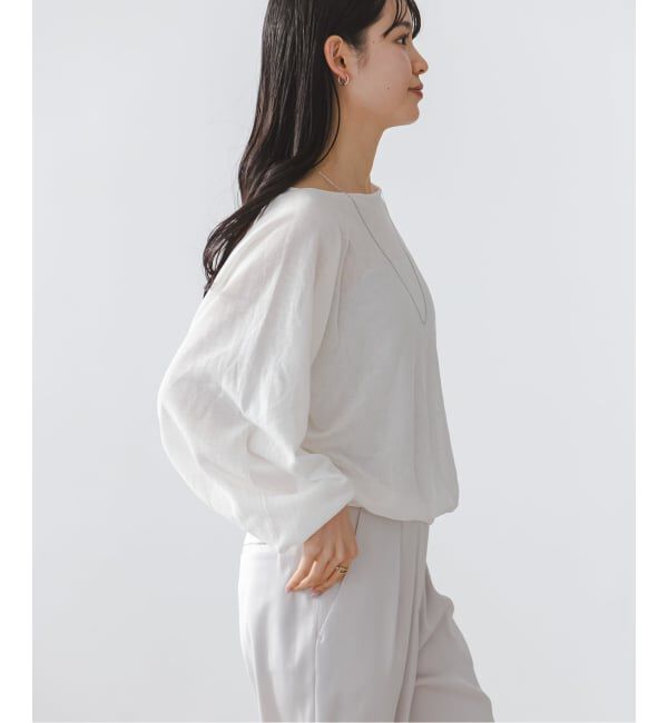 NOBLE「《予約》ワイドスリーブ ショートプルオーバー」|ニット・セーター|