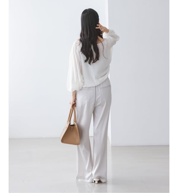 NOBLE「《予約》ワイドスリーブ ショートプルオーバー」|ニット・セーター|