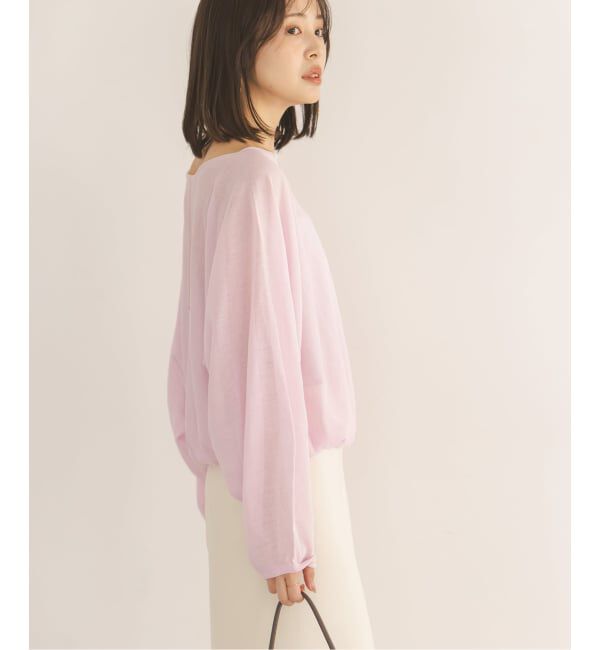 NOBLE「《予約》ワイドスリーブ ショートプルオーバー」|ニット・セーター|