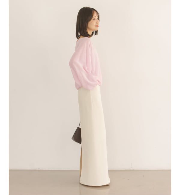 NOBLE「《予約》ワイドスリーブ ショートプルオーバー」|ニット・セーター|