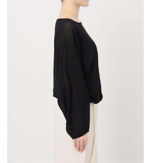 NOBLE「《予約》ワイドスリーブ ショートプルオーバー」|ニット・セーター|