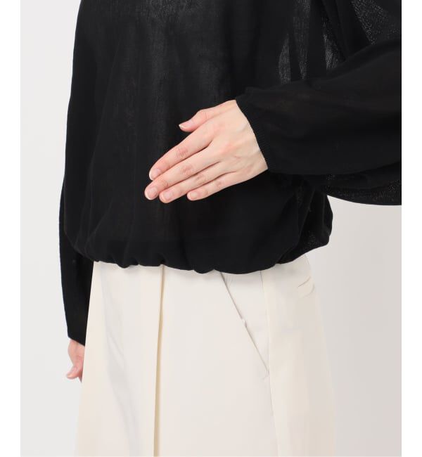 NOBLE「《予約》ワイドスリーブ ショートプルオーバー」|ニット・セーター|