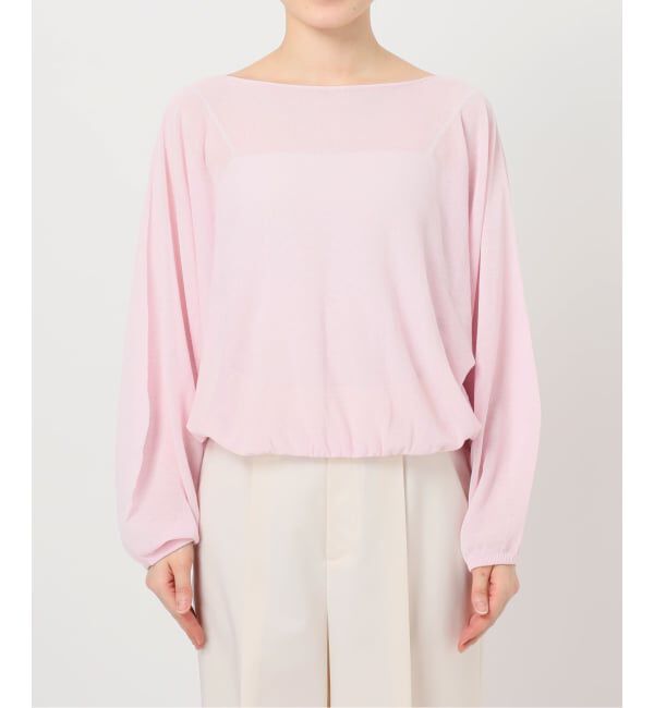 NOBLE「《予約》ワイドスリーブ ショートプルオーバー」|ニット・セーター|