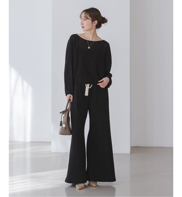 NOBLE「《予約》ワイドスリーブ ショートプルオーバー」|ニット・セーター|