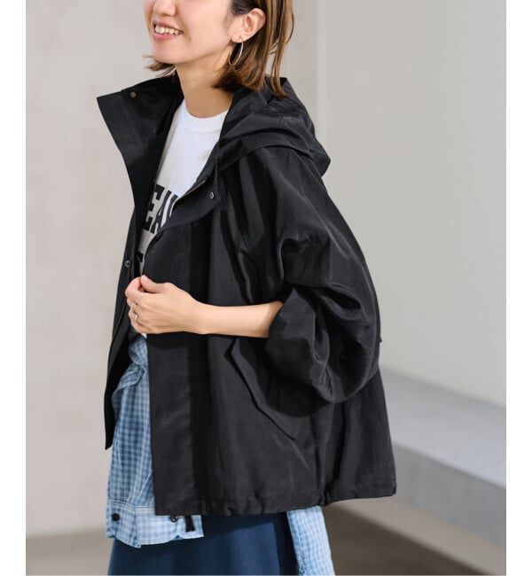 FRAMeWORK「≪追加≫リネンPLタッサーフードショートブルゾン 3」|ブルゾン・スタジャン|