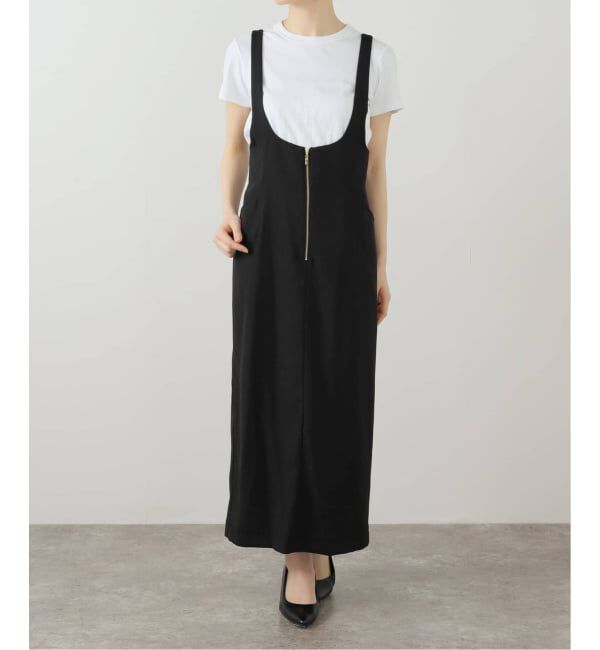  「《追加予約》【洗える】フロントジップジャンスカ」|スカート|