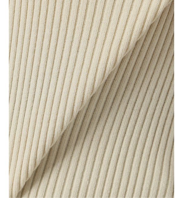  「《予約》【洗える】バイカラーポロ襟ニット」|ニット・セーター|