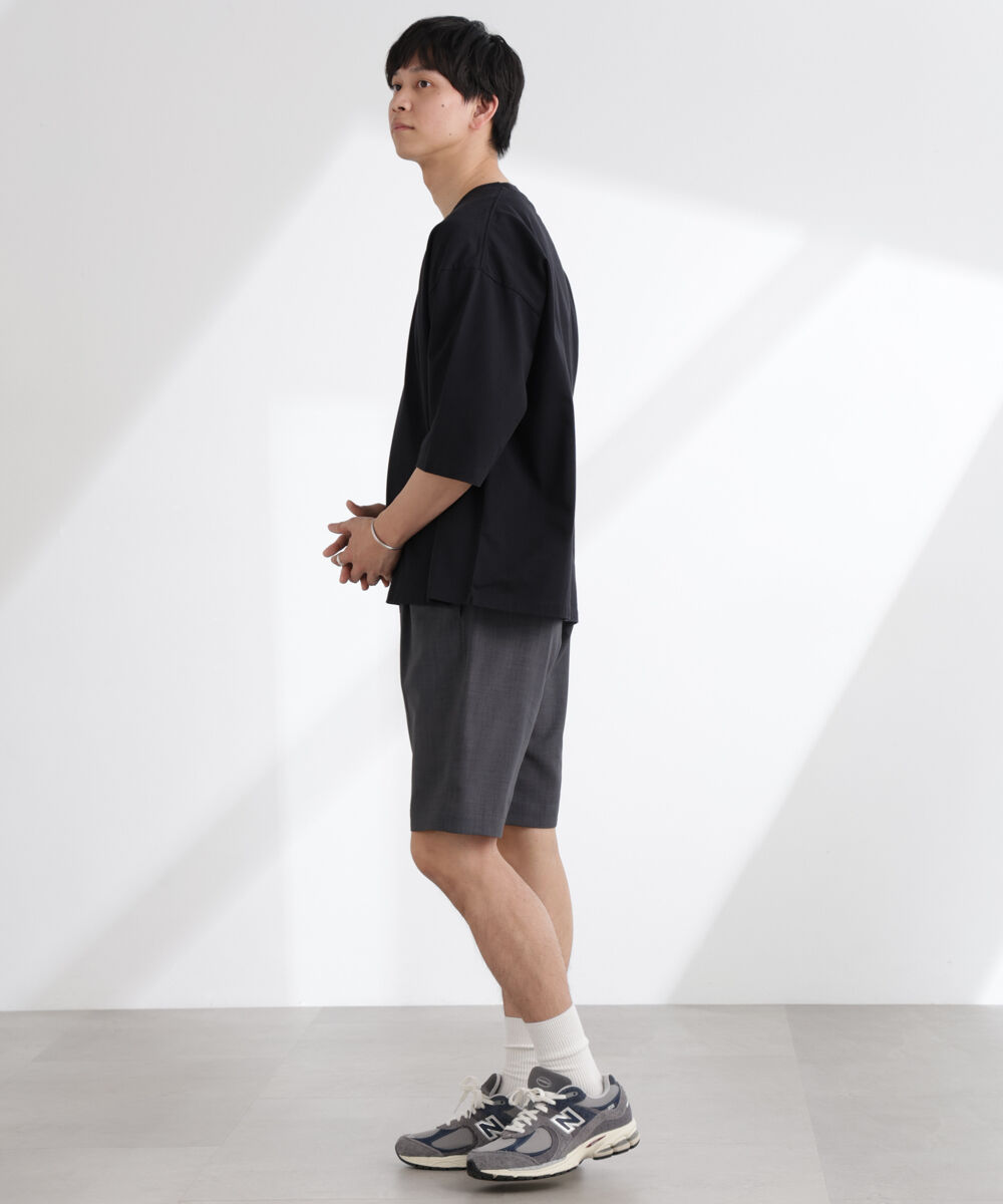 nano･universe「ルーズフィットワイドスリーブTシャツ 7分袖」|Tシャツ・カットソー|