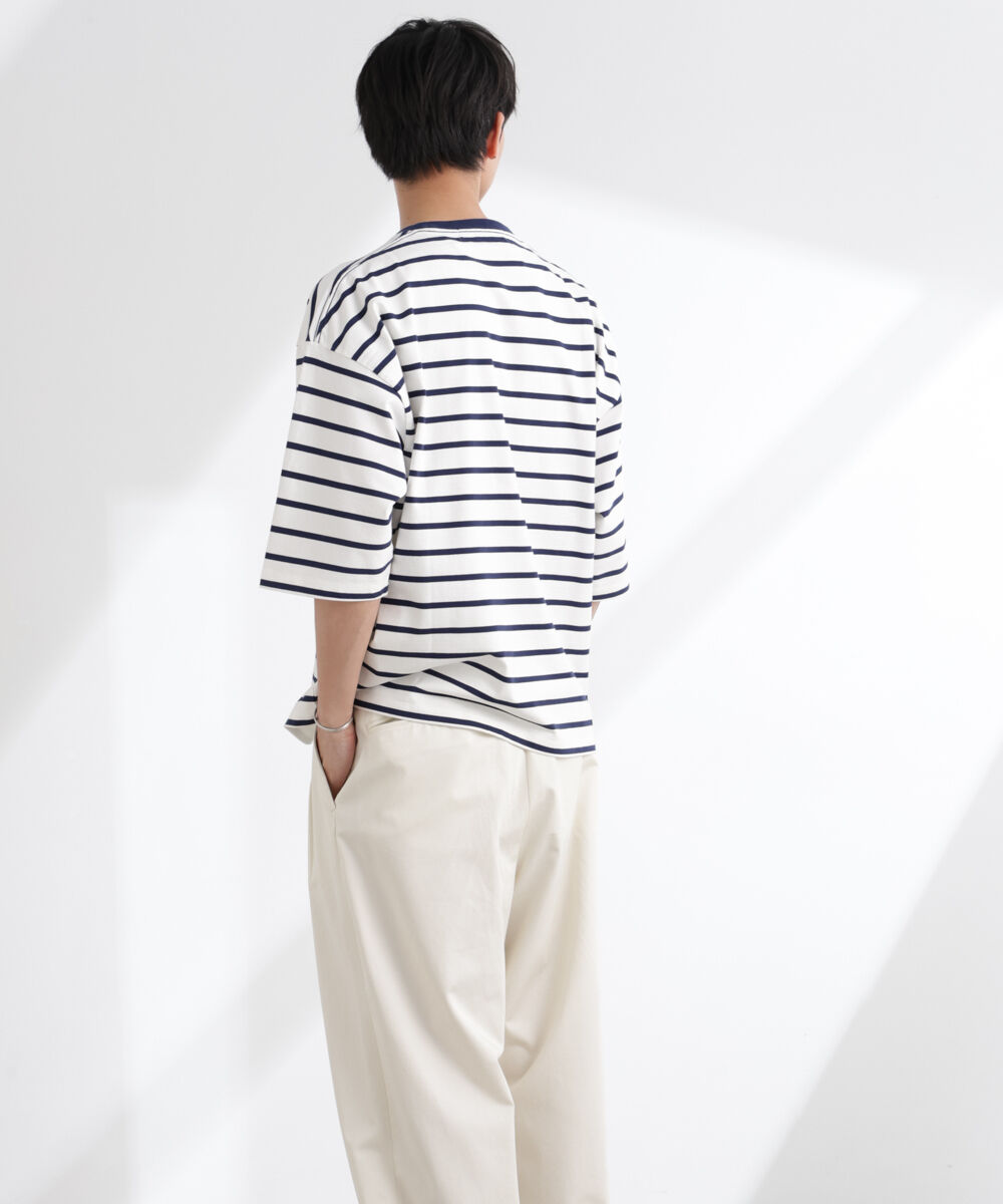 nano･universe「ルーズフィットワイドスリーブTシャツ 7分袖」|Tシャツ・カットソー|