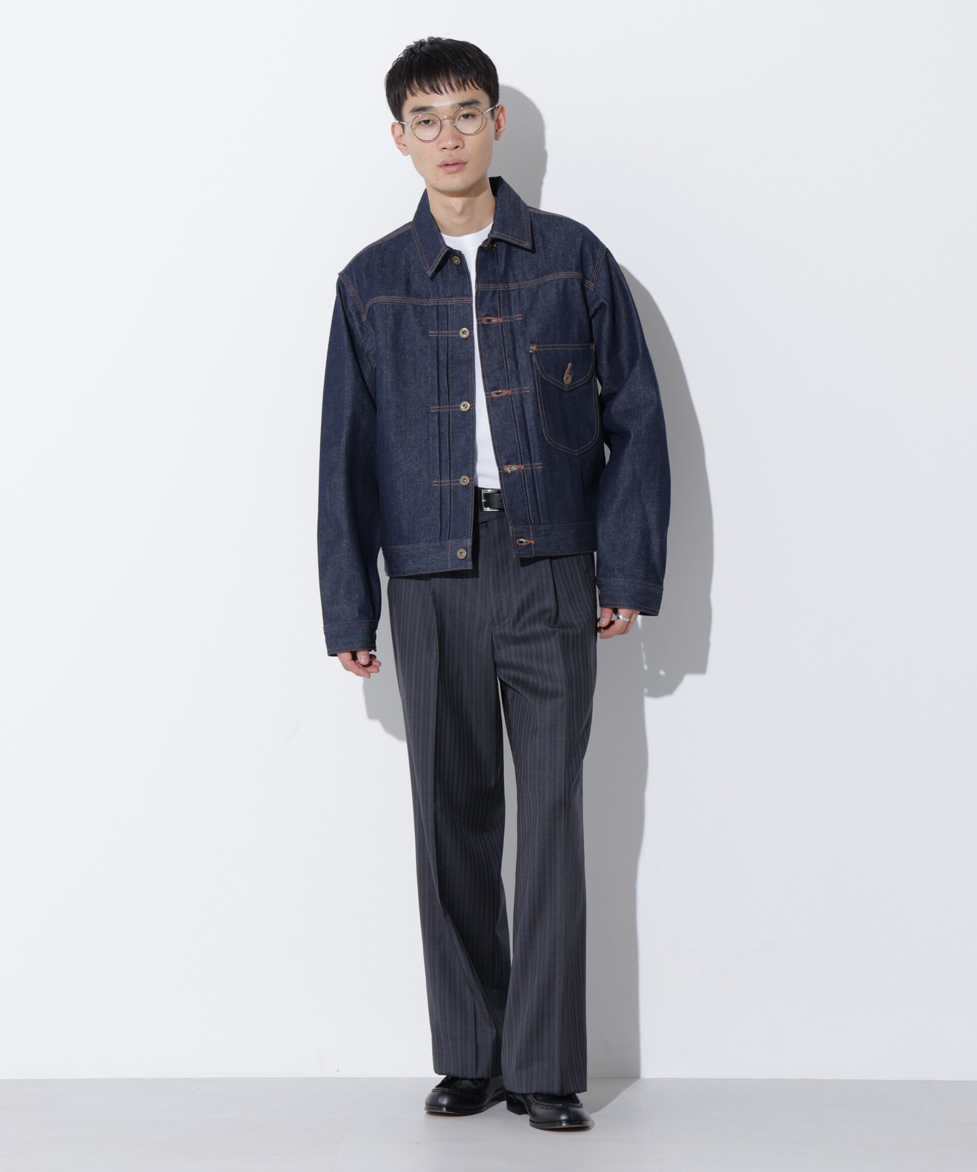 nano･universe「LEE/別注 COW BOY JACKET(セットアップ可)」|ブルゾン・スタジャン|